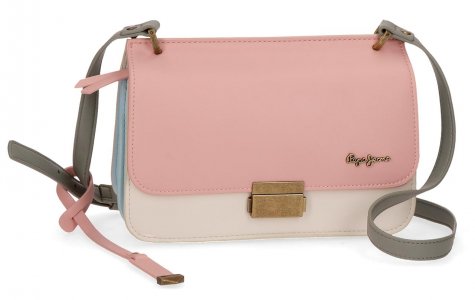 Женская сумка кросс-боди , розовая Pepe Jeans Bags. Цвет: розовый