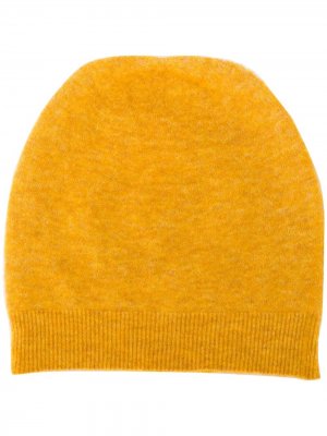 Трикотажная шапка Roberto Collina. Цвет: желтый