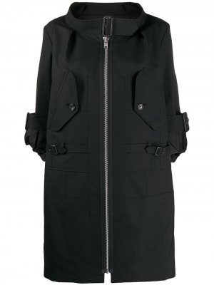 Пальто на молнии Junya Watanabe. Цвет: черный