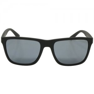 Солнцезащитные очки AX 4080S 80786G, черный, серый Armani Exchange. Цвет: черный