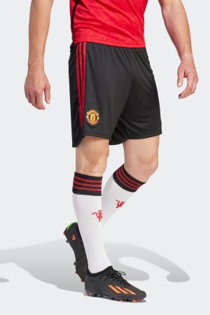 Домашние шорты Manchester United Sport Performance 23/24 adidas, черный Adidas
