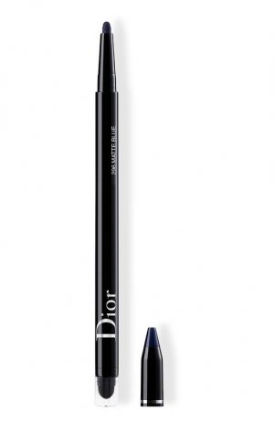 Водостойкая подводка для глаз show 24H Stylo, 296 Матовый синий Dior. Цвет: бесцветный