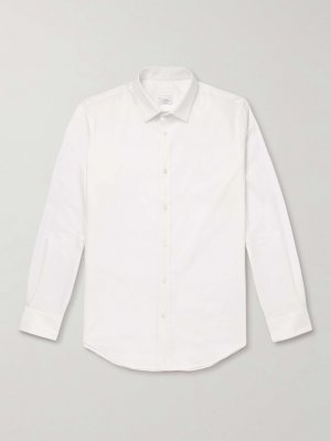 Рубашка из хлопкового твила CLUB MONACO, белый Monaco