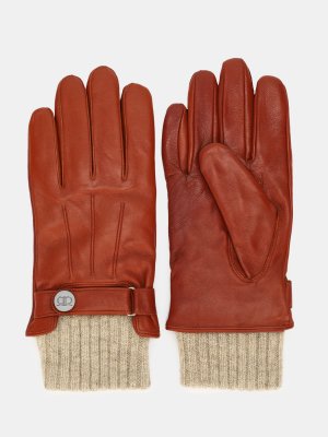 Кожаные перчатки Ritter. Цвет: коричневый