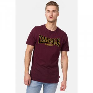 LONSDALE мужская футболка приталенного кроя CLASSIC, цвет rot