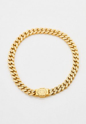 Цепь Philipp Plein Exclusive for Lamoda. Цвет: золотой