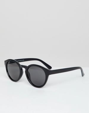 Черные солнцезащитные очки Trek Weekday. Цвет: черный