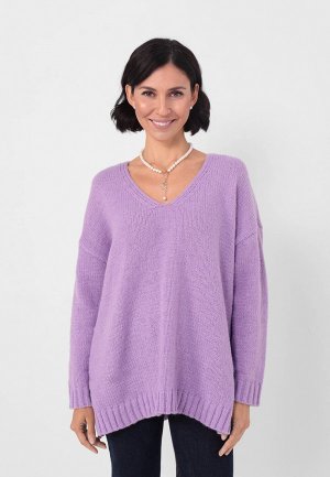 Пуловер Sei Tu. Цвет: фиолетовый