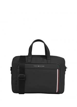 Черная мужская сумка для ноутбука Tommy Hilfiger