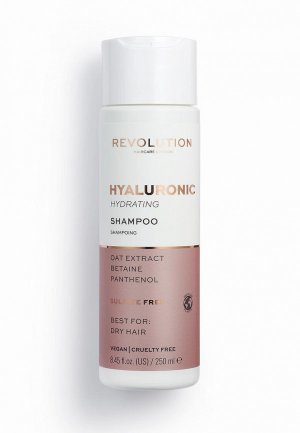 Шампунь Revolution Haircare Hyaluronic Acid Hydrating Shampoo for Dry Hair, 250 мл. Цвет: прозрачный