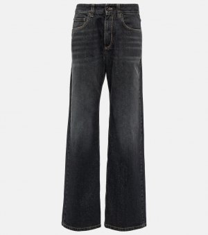 Украшенные широкие джинсы BRUNELLO CUCINELLI, серый Cucinelli