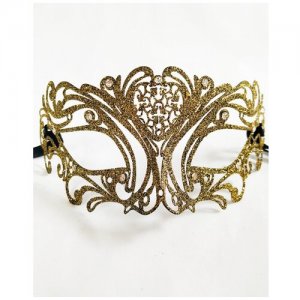 Золотая маска с блестками Maschile (6697) Giacometti