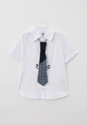 Рубашка и галстук Sume. Цвет: белый