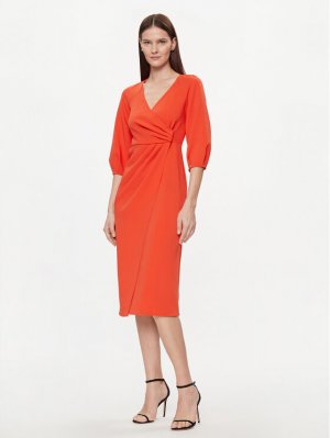 Коктейльное платье стандартного кроя , оранжевый Nissa