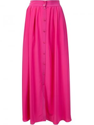 High-waisted buttoned skirt Vanessa Bruno. Цвет: розовый и фиолетовый