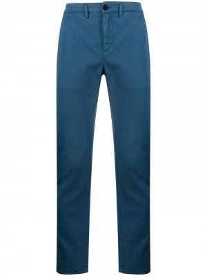 Прямые брюки чинос Department 5. Цвет: синий