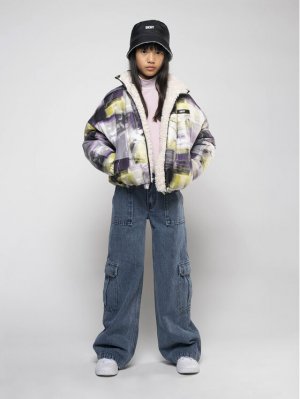 Зимняя куртка стандартного кроя Dkny, мультиколор DKNY