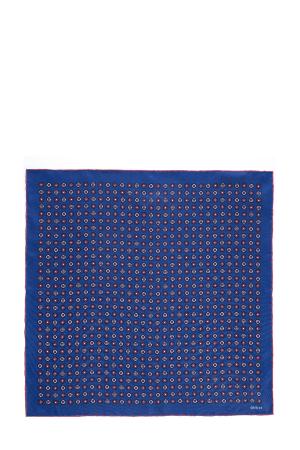 Атласный платок-паше из шелка с принтом GUCCI. Цвет: синий
