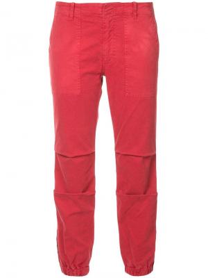 Укороченные брюки French Military Nili Lotan. Цвет: красный