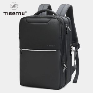Мужской рюкзак с защитой от кражи, 15,6-дюймовый для ноутбука, модный водонепроницаемый деловых поездок, сумка Tigernu