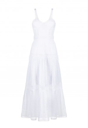 Платье CHARO RUIZ IBIZA. Цвет: белый
