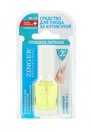 Масло для ногтей и кутикулы Zinger Глубокое питание NC20, 12 мл. Цвет: белый