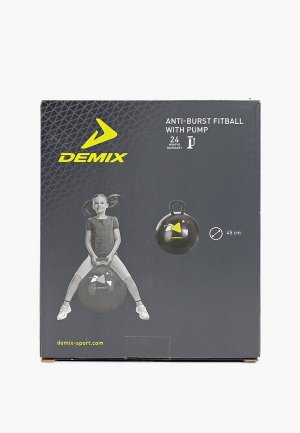 Мяч гимнастический Demix. Цвет: черный