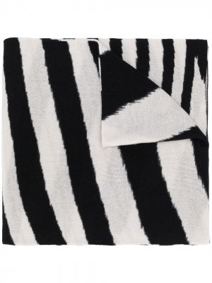Двухцветный кашемировый шарф Missoni. Цвет: черный