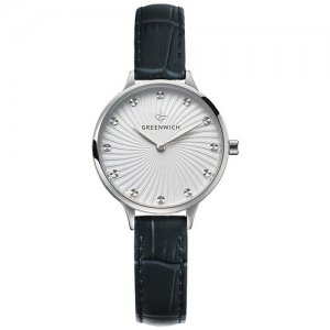 Наручные часы GREENWICH Classic, белый. Цвет: черный