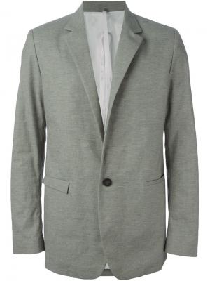 Классический пиджак Label Under Construction. Цвет: серый