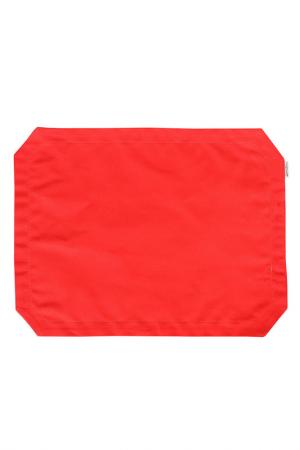 Комплект из 2 ковриков на стол Loskutclub. Цвет: красный