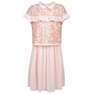 Платье для девочки AE99033 цвет розовый 16 лет Aletta. Цвет: розовый