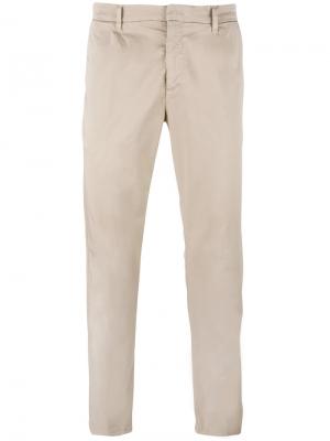 Классические брюки Paolo Pecora. Цвет: телесный