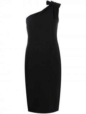 Коктейльное платье асимметричного кроя Boutique Moschino. Цвет: черный