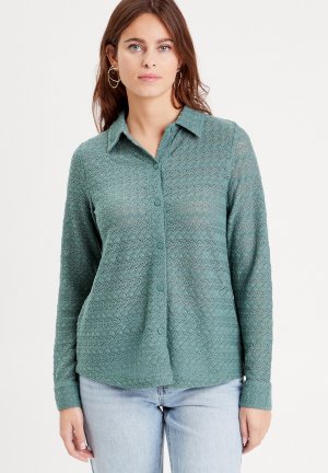 Блузка-рубашка MIT LANGEN ÄRMELN , цвет vert foncé Cache