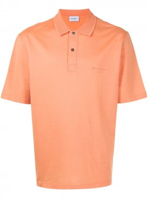 Рубашка поло 1927 с логотипом Salvatore Ferragamo. Цвет: оранжевый