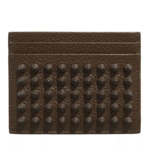 Кошелек kios simple card holder black , коричневый Christian Louboutin