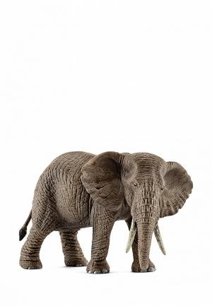 Фигурка Schleich Самка африканского слона. Цвет: коричневый