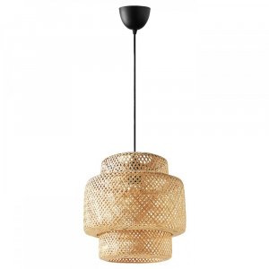 ИКЕА СИННЕРЛИГ подвесной светильник бамбук ручной работы 27 см IKEA