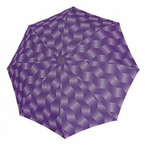 Зонт , фиолетовый, белый Doppler. Цвет: фиолетовый/бесцветный/белый