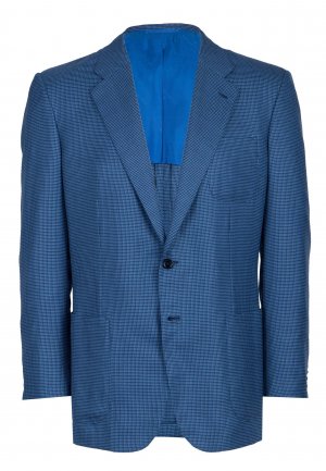 Шерстяной пиджак STEFANO RICCI. Цвет: голубой