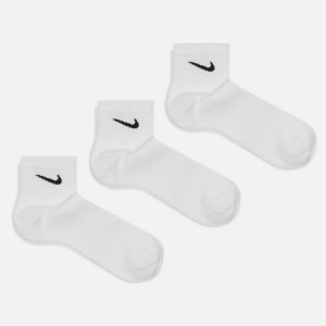Комплект носков 3-Pack Everyday Lightweight Ankle Nike. Цвет: белый