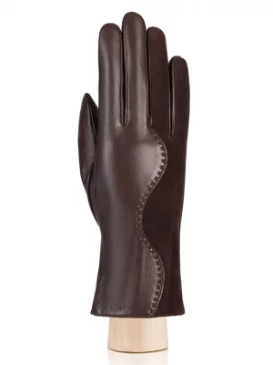 Перчатки женские IS959 коричневые р 7 Eleganzza. Цвет: коричневый