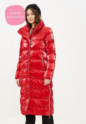 Куртка утепленная Dshe. Цвет: красный