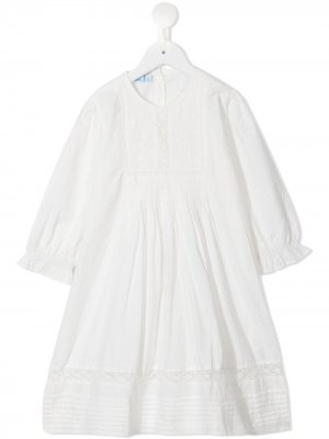 Платье с вышивкой Lunn Antiques. Цвет: белый