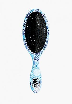 Расческа Wet Brush BOHO CHIC для спутанных волос Бохо (синяя). Цвет: голубой