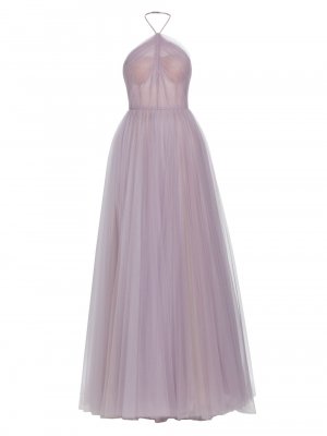 Платье из тюля с лямкой на шее Jason Wu Collection