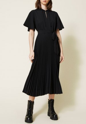 Платье TWINSET Milano. Цвет: черный