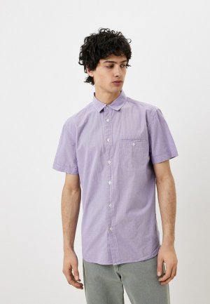 Рубашка Al Franco. Цвет: фиолетовый