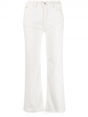 Укороченные джинсы прямого кроя Polo Ralph Lauren. Цвет: белый